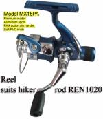 Osprey rear drag spinning reels. MIni rear drag spinning reels 